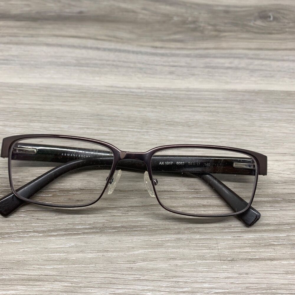 A|X ARMANI EXCHANGE Men's Ax1017 6083 54mm Rectangular Eyewear Frames